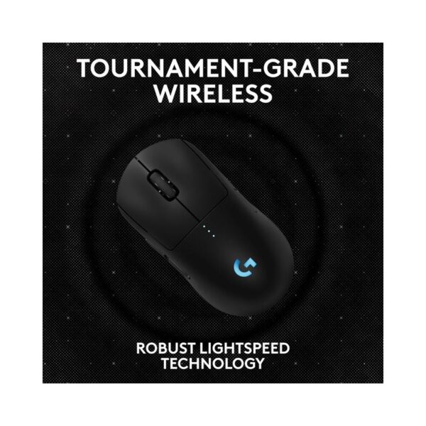 Logitech G PRO 2 Lightspeed Wireless Gaming Mouse – Ambidextrous design with customizable magnetic side buttons (up to 4 switchable configurations), ultra-precise 32K DPI sensor, USB-C charging, compatible with PC and Mac – Black - Image 8