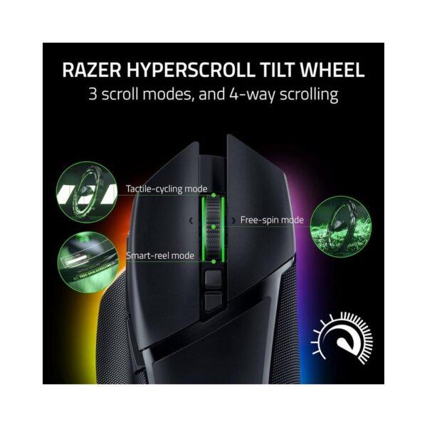 Razer Basilisk V3 Pro, Customizable Wireless Ergonomic Gaming Mouse - Brand New - Image 4