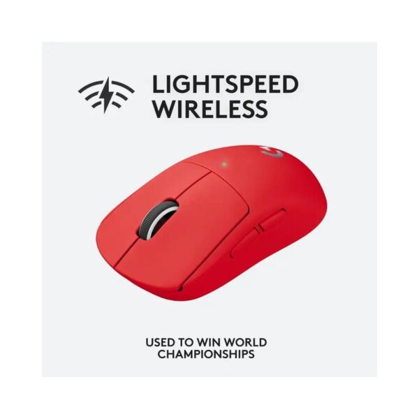 Logitech G PRO X Superlight Wireless Gaming Mouse Red - Brand New - Image 2