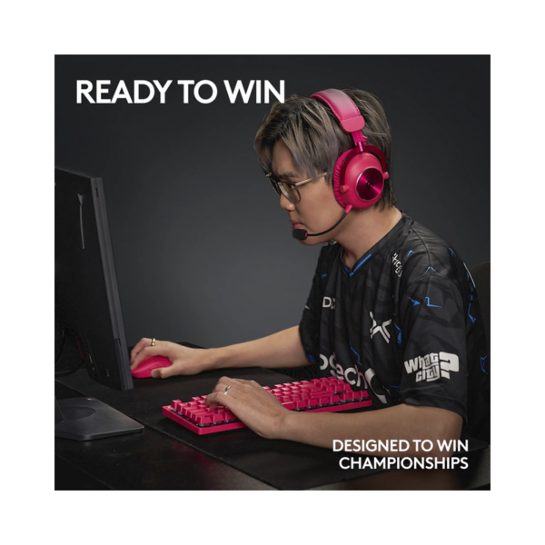 Logitech G PRO X SUPERLIGHT 2 LIGHTSPEED Lightweight Wireless Optical HERO 2 Sensor 44 000 DPI Gaming Mouse with 8K Polling - Magenta - Brand New - Image 9