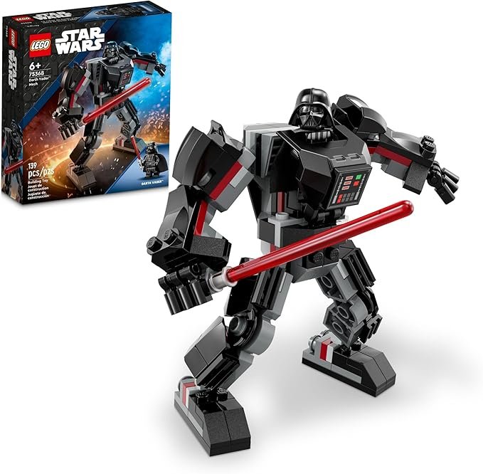 LEGO Star Wars Darth Vader Mech 75368 Buildable Star Wars Action Figure, 139 Pcs
