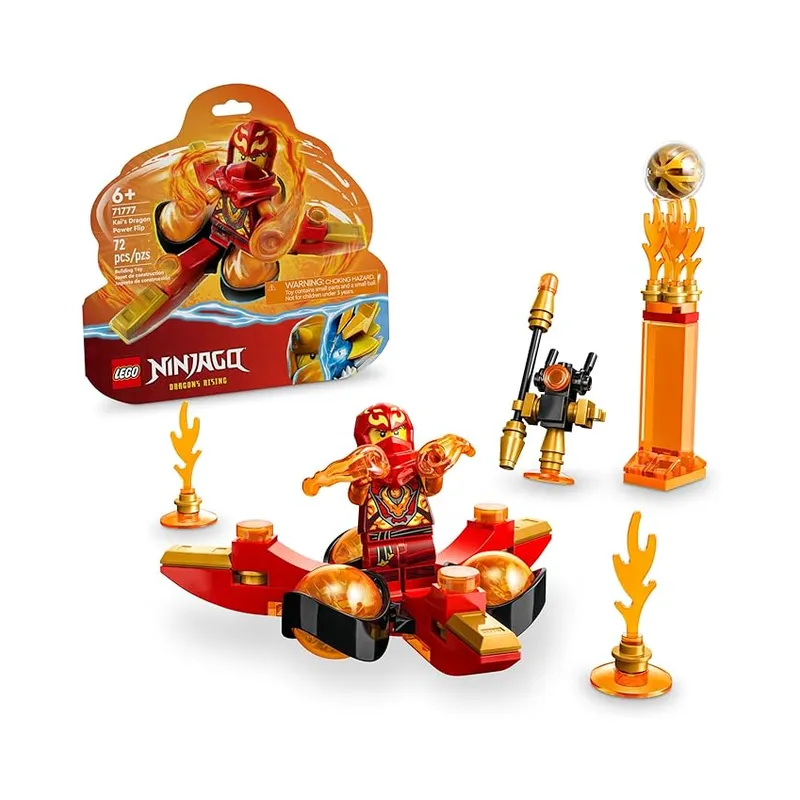 LEGO NINJAGO Dragon Rising 71777 Ninja Toy, 72 Pcs