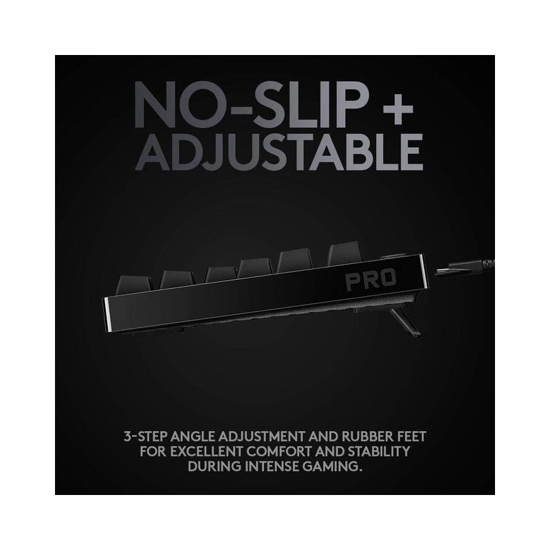 Logitech G Pro Wired Mechanical Gaming Keyboard, GX Blue Clicky - Brand New - Image 2