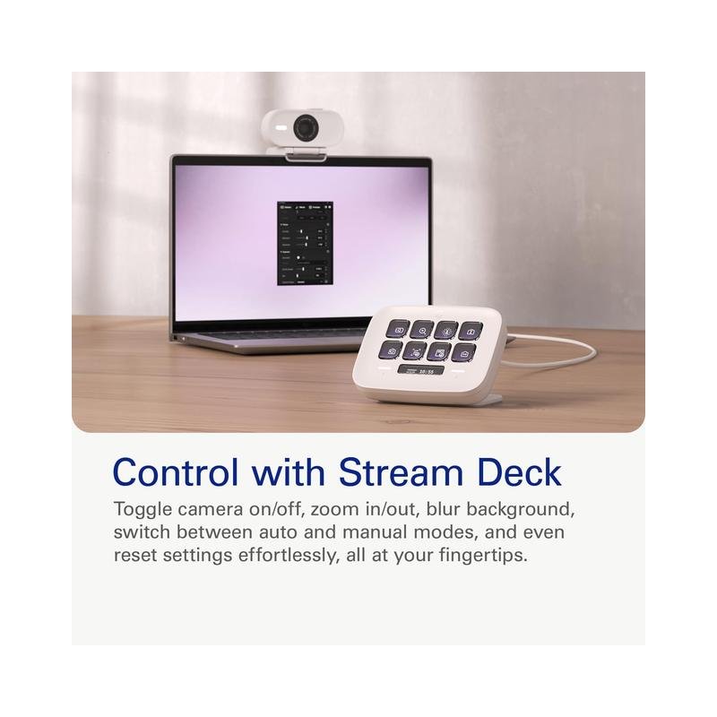 Elgato Facecam Neo – Full HD Webcam with HDR, Privacy Shutter & 60fps for Video Calls & Streaming - Brand New - Image 4