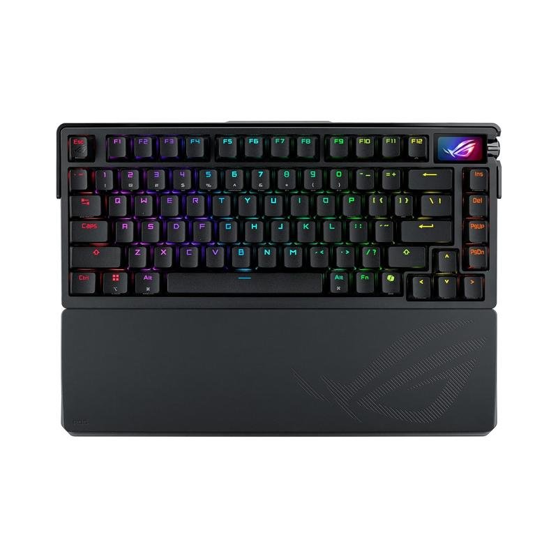 ASUS ROG Azoth Extreme 75 Custom Gaming Keyboard, ROG NX Snow Switches, PBT Keycaps, Black - Brand New