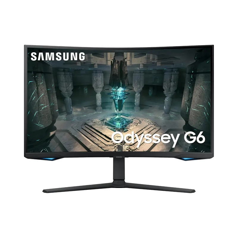 Samsung Odyssey G6 27" QHD 240Hz 1ms GTG Curved VA LED FreeSync Gaming Monitor (LS27BG652EN) - (Open box)