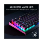 Razer - BlackWidow V4 X Full Size Wired Mechanical Green Clicky Switch Gaming Keyboard with Chroma RGB Backlighting (Brand.