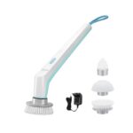Scrubber Mini by Homitt (Electric Cordless Power Scrubber HM402A) with 3 Cleaning Brush Heads | Brand New