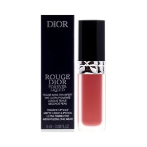 [Original] Dior Rouge Dior Forever Liquid Matte Liquid Lipstick – Transfer-Proof, Ultra-Pigmented 720 Forever Icone, 6mL