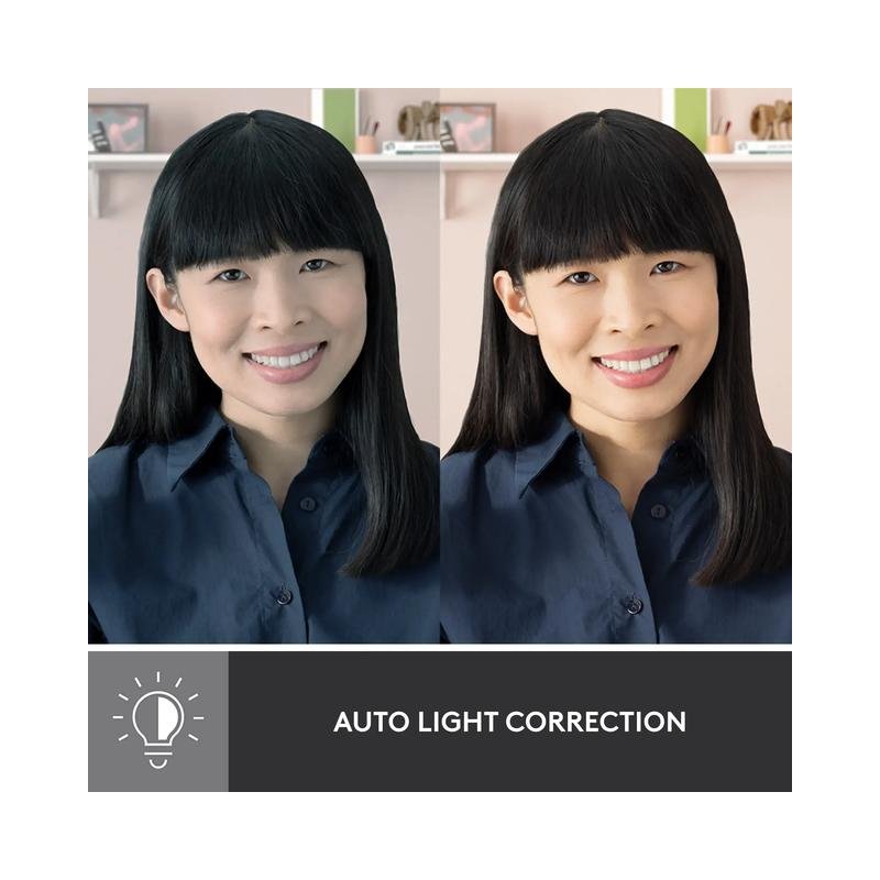 Logitech Brio 300 1920x1080p USB-C Webcam with Privacy Shutter - Graphite (Brand New) - Image 3