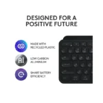 Logitech - MX Keys S Universal Full-size Wireless Scissor Keyboard for PC and Mac with Backlit keys - Black - Black (Brand.