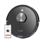 ILIFE A10 Lidar Vacuum,Smart Laser Navigation and Mapping,2000Pa Strong Suction, Iron Grey - Open Box
