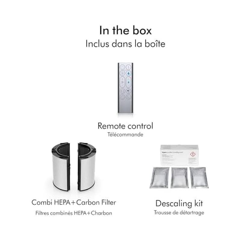 Dyson Purifier Humidify+Cool PH03, HEPA Oscillating Air Purifier (White/Silver) | Brand New & Sealed (Distressed Box) - Image 3