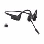 SHOKZ OpenComm2 UC - Bone Conduction Bluetooth Stereo Computer Headset with Boom Mic - USB-C Compatible with PC and Mac -.