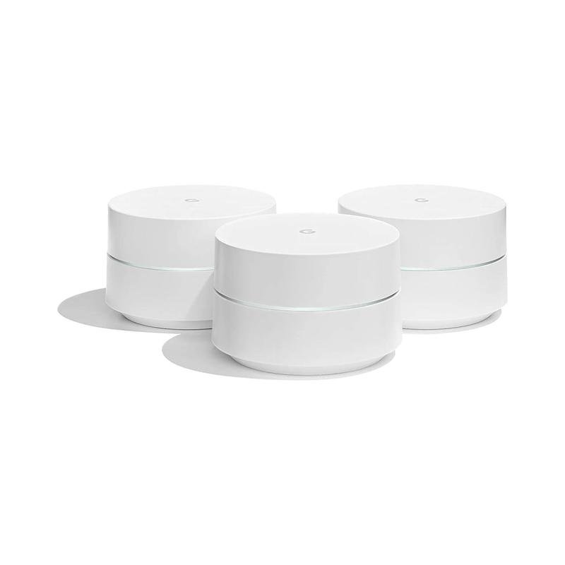 Google Mesh WiFi System, Wifi Router, 4500 Sq Ft Coverage - 3 pack (AC1200) - Brand New