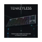 Logitech - G915 LIGHTSPEED TKL Wireless Mechanical GL Tactile Switch Gaming Keyboard with RGB Backlighting - Black (Brand.