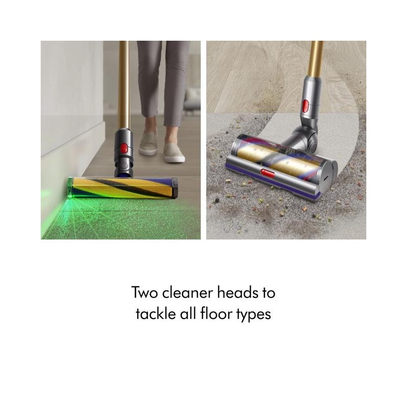 Dyson V15 Detect Absolute Cordless Vacuum (Gold/Iron) - Open Box - Image 5