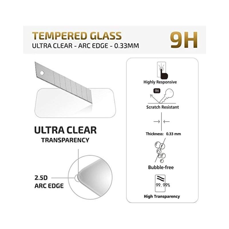 NEW'C Tempered Glass Screen Protector for Samsung Galaxy A53 5G - 3-Pack, Scratch-Resistant, Bubble-Free, Case-Friendly - Image 6