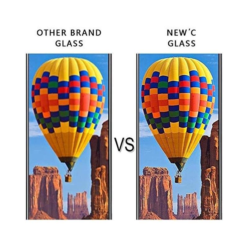 NEW'C Tempered Glass Screen Protector for Samsung Galaxy A53 5G - 3-Pack, Scratch-Resistant, Bubble-Free, Case-Friendly - Image 5