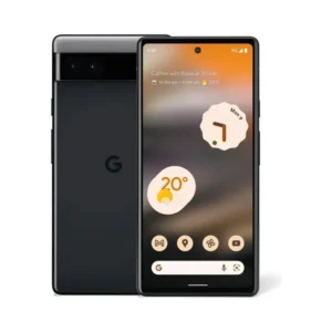 Google Pixel 6a 128GB 5G (Unlocked) – 6.1” OLED Display, Google Tensor Processor, Dual Rear Cameras with Magic Eraser, Android 13, All-Day Battery, IP67 Water-Resistant, Fast Charging (Brand NEW) - Charcoal