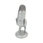 Logitech Blue Yeti Silver USB Mic for Recording, Streaming & Gaming on PC and Mac with Blue Voce Effects 4 Pickup Patterns.