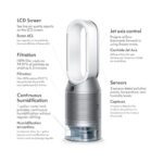 Dyson Purifier Humidify+Cool PH03, HEPA Oscillating Air Purifier (White/Silver) | Brand New & Sealed (Distressed Box) -.