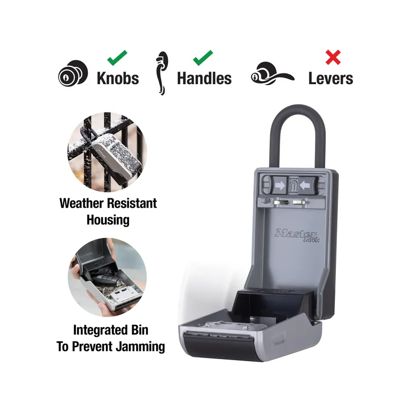 Master Lock Portable Lock Box 5480D (Brand New) - Image 3