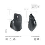 Logitech MX Keys S Combo - Performance Wireless Keyboard and Mouse with Palm Rest, Customizable Illumination, Fast.