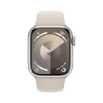 Apple Watch Series 9 [GPS 41mm] Smartwatch Starlight. Fitness Tracker, Blood Oxygen & ECG Apps, Always-On Retina Display.
