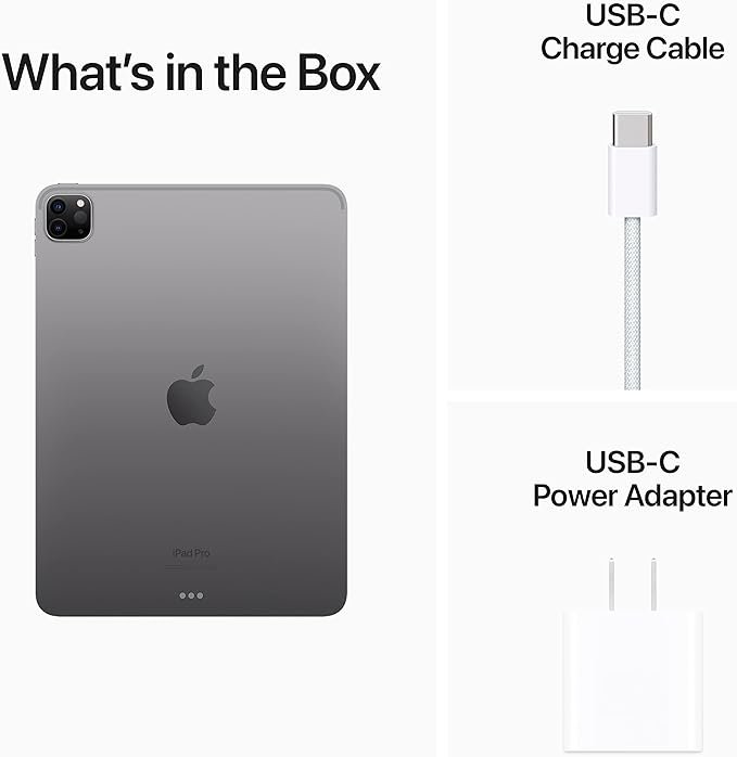 Apple iPad Pro 11-inch (4th Generation): with M2 chip, Liquid Retina Display, 128GB, Wi-Fi , 12MP front/12MP and 10MP Back Cameras, Face ID Grey| Brand New - Image 4