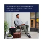 Amazon eero 6 mesh wifi system - Supports internet plans up to 500 Mbps, Coverage up to 280 m², Connect 75+ devices, 2-pack.