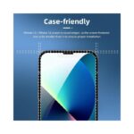 NEW'C 3 Pack Designed for iPhone 14, iPhone 13, iPhone 13 Pro (6.1 inches) Screen Protector Tempered Glass,Case Friendly.