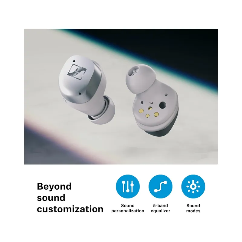Sennheiser Momentum True Wireless 4 Smart Earbuds with Bluetooth 5.4, Crystal-Clear Sound, Comfortable Design, 30-Hour Battery Life- Black Graphite (Brand New) - Image 9