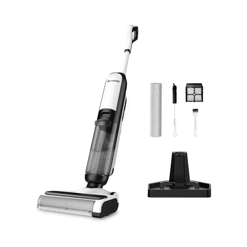SUNSMAI - Wet Dry Vacuum Cleaner with Filtration and electrolytic Water, S12 Vacuum Cleaner Cordless with Battery and Voice Function, self-Cleaning System - Brand New