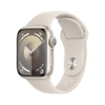 Apple Watch Series 9 [GPS 41mm] Smartwatch Starlight. Fitness Tracker, Blood Oxygen & ECG Apps, Always-On Retina Display.