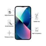 NEW'C 3 Pack Designed for iPhone 14, iPhone 13, iPhone 13 Pro (6.1 inches) Screen Protector Tempered Glass,Case Friendly.