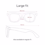 RayBan Meta Wayfarer Glasses (Gen1), Shiny Black/G15 Green (Open Box) - view 4