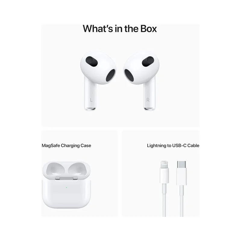 Apple AirPods (3rd Generation) with Lightning Charging Case