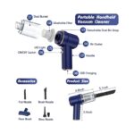 HUFATWINS Car Vacuum Cleaner Cordless – 9000PA Suction, 120W High Power (Blue) - Brand New - view 4