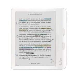 Kobo Libra Colour | 7” Glare-Free E Ink Kaleido™ 3 Colour Display | Waterproof | Dark Mode | Audiobook Support (Brand New)