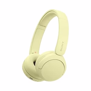 Sony WH-CH520 Wireless Headphones Bluetooth On-Ear Headset with Microphone- Certified Pre-Owned - Yellow