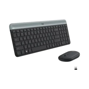 Logitech - MK470 Full-size Wireless Scissor Keyboard and Mouse Bundle for Windows with Quiet clicks - Black (Brand New)