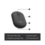 Logitech - MK470 Full-size Wireless Scissor Keyboard and Mouse Bundle for Windows with Quiet clicks - Black (Brand New) -.
