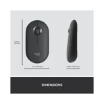 Logitech - MK470 Full-size Wireless Scissor Keyboard and Mouse Bundle for Windows with Quiet clicks - Black (Brand New) -.