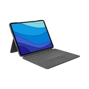 Logitech Combo Touch Keyboard Folio for Apple iPad Pro 12.9" (5th & 6th Gen) - Oxford Gray (Brand New)