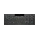 CORSAIR - K100 Air Wireless Full-Size Bluetooth RGB Mechanical Cherry MX Ultra Low Profile Tactile Switch Gaming Keyboard -.