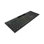CORSAIR - K100 Air Wireless Full-Size Bluetooth RGB Mechanical Cherry MX Ultra Low Profile Tactile Switch Gaming Keyboard -.