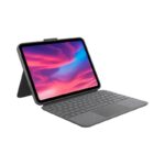 Logitech Combo Touch Keyboard and Trackpad Case for Apple iPad - iPad 10th Gen with Detachable Keyboard - Oxford Gray.
