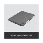 Logitech Combo Touch Keyboard and Trackpad Case for Apple iPad - iPad 10th Gen with Detachable Keyboard - Oxford Gray.