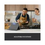 Logitech Rugged Folio Keyboard Case for Apple iPad - iPad 10th Gen with Spill-proof Keyboard - Oxford Gray (Brand New) -.